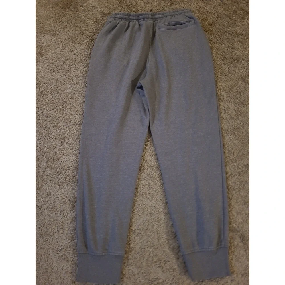North Face Sweat Pants/Joggers Men's Medium Grey with White Logo